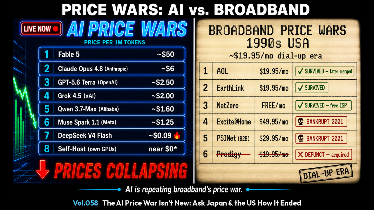 Vol.058 - The AI Price War Isn't New. Ask Japan and America How It Ended Last Time.